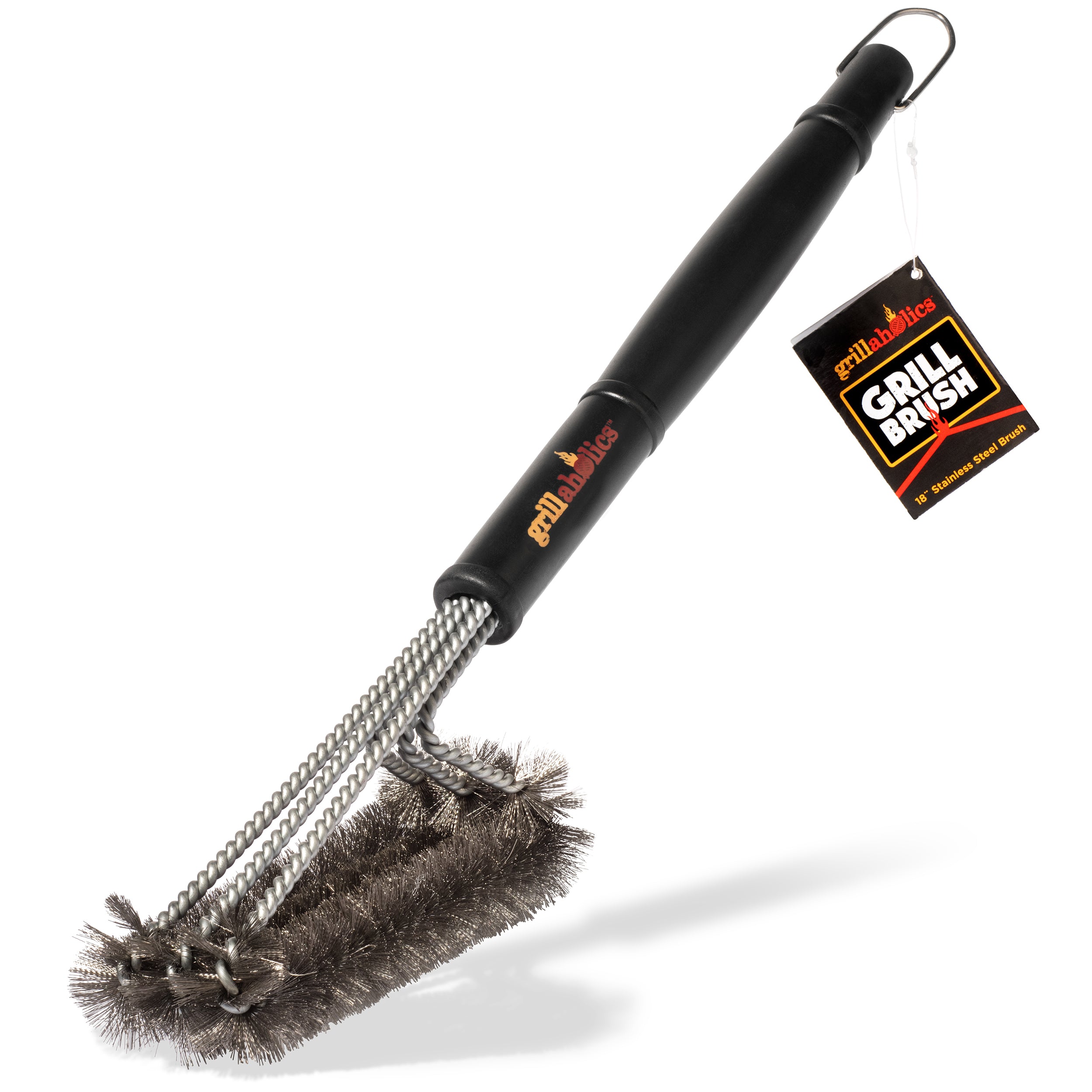 Grillaholics Bristle-Free Grill Brush, Finally A SAFE Grill Brush