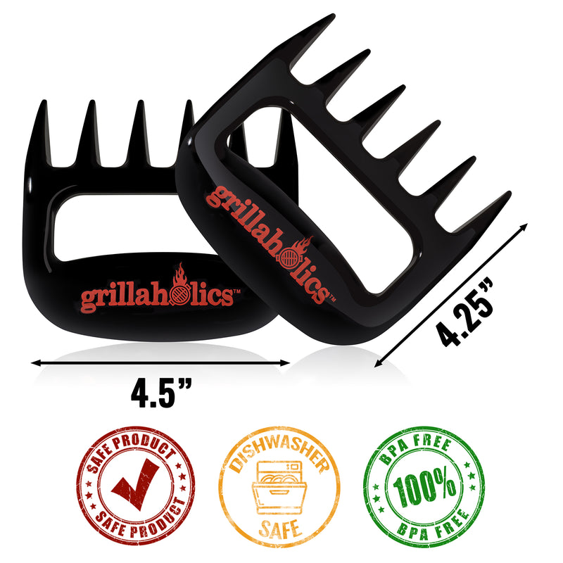 Grill Gods Meat Claws - Stainless Steel Smoker Accessories - Ultra-Sharp  Meat Shredder will Easily Tear up Pulled Pork, Chicken, and Brisket - with
