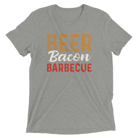 BEER, BACON, BARBECUE BBQ T-SHIRT